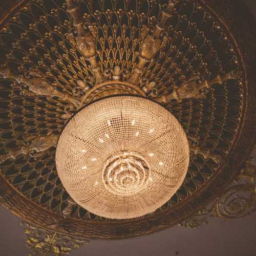 Palais Royale Ballroom Chandelier Close Up
